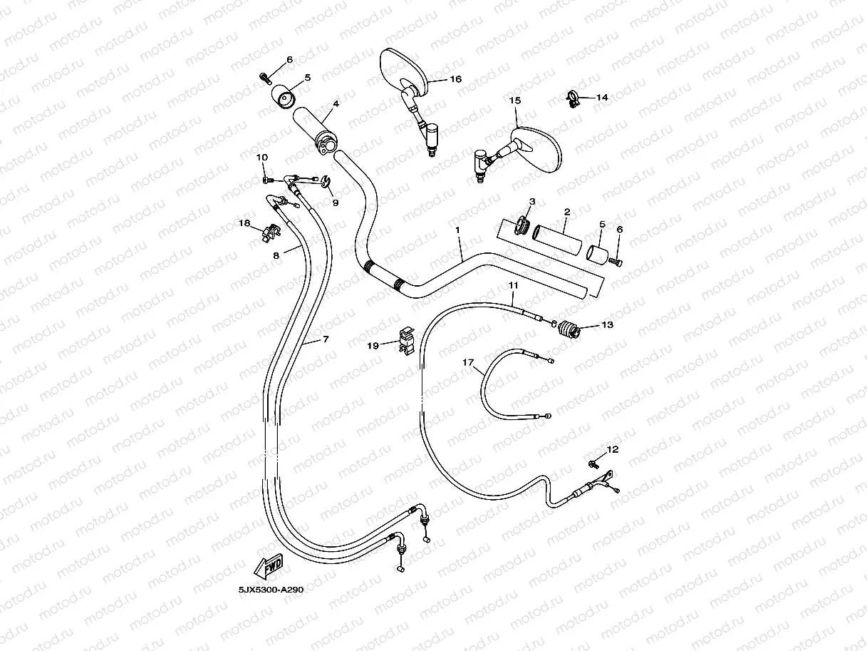 STEERING HANDLE & CABLE