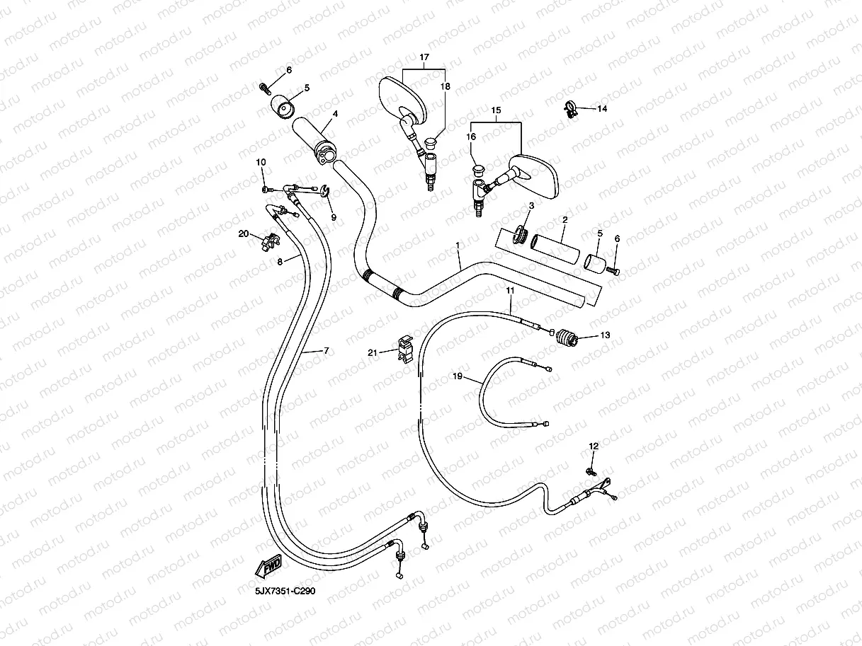 STEERING HANDLE & CABLE