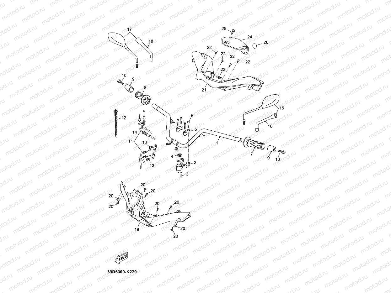 STEERING HANDLE & CABLE