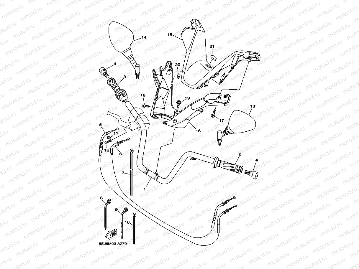 STEERING HANDLE & CABLE