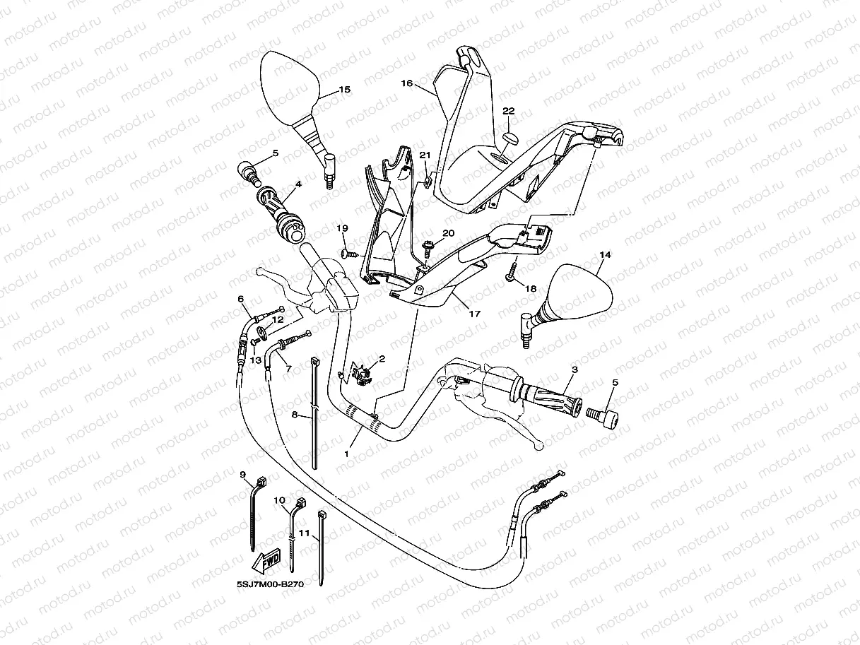 STEERING HANDLE & CABLE