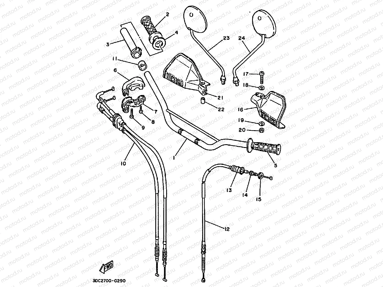 STEERING HANDLE & CABLE