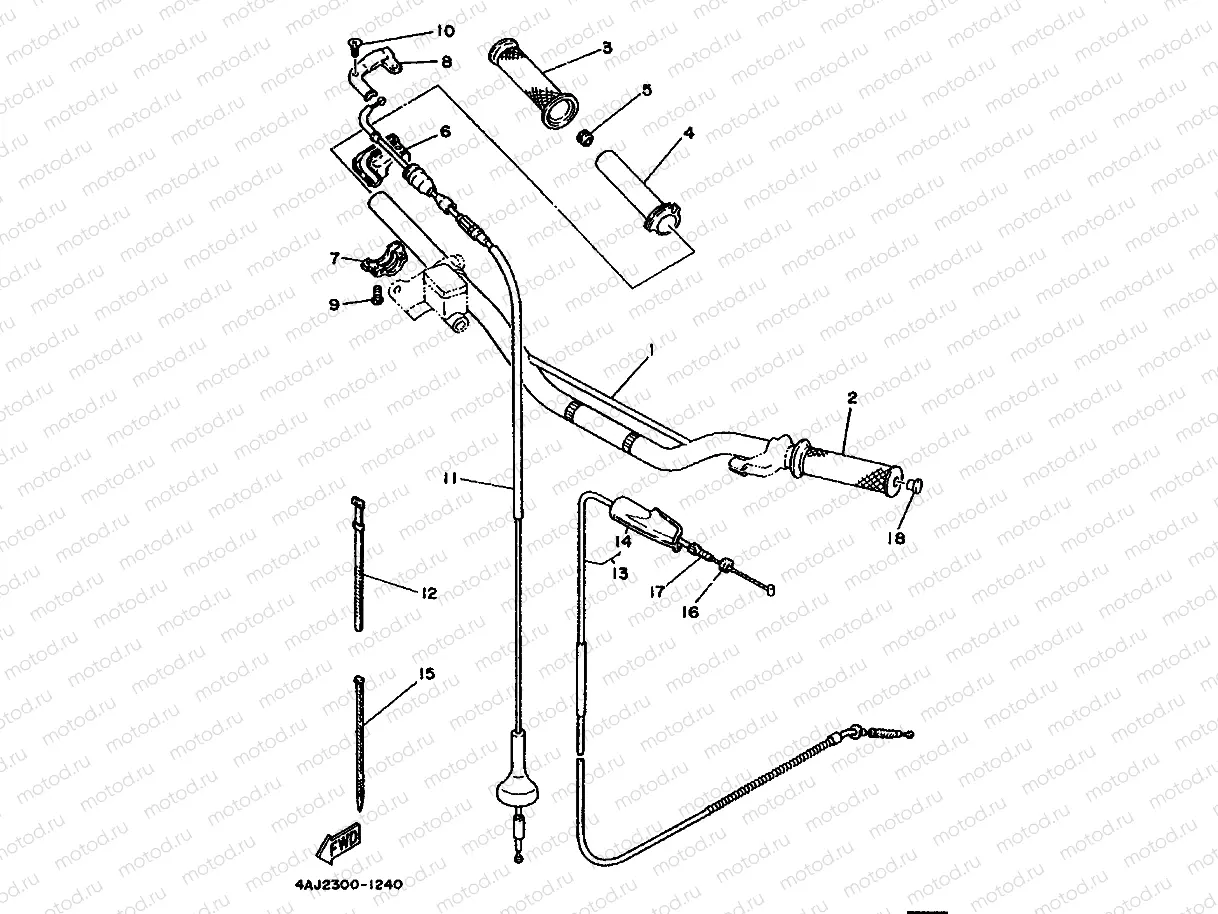STEERING HANDLE & CABLE