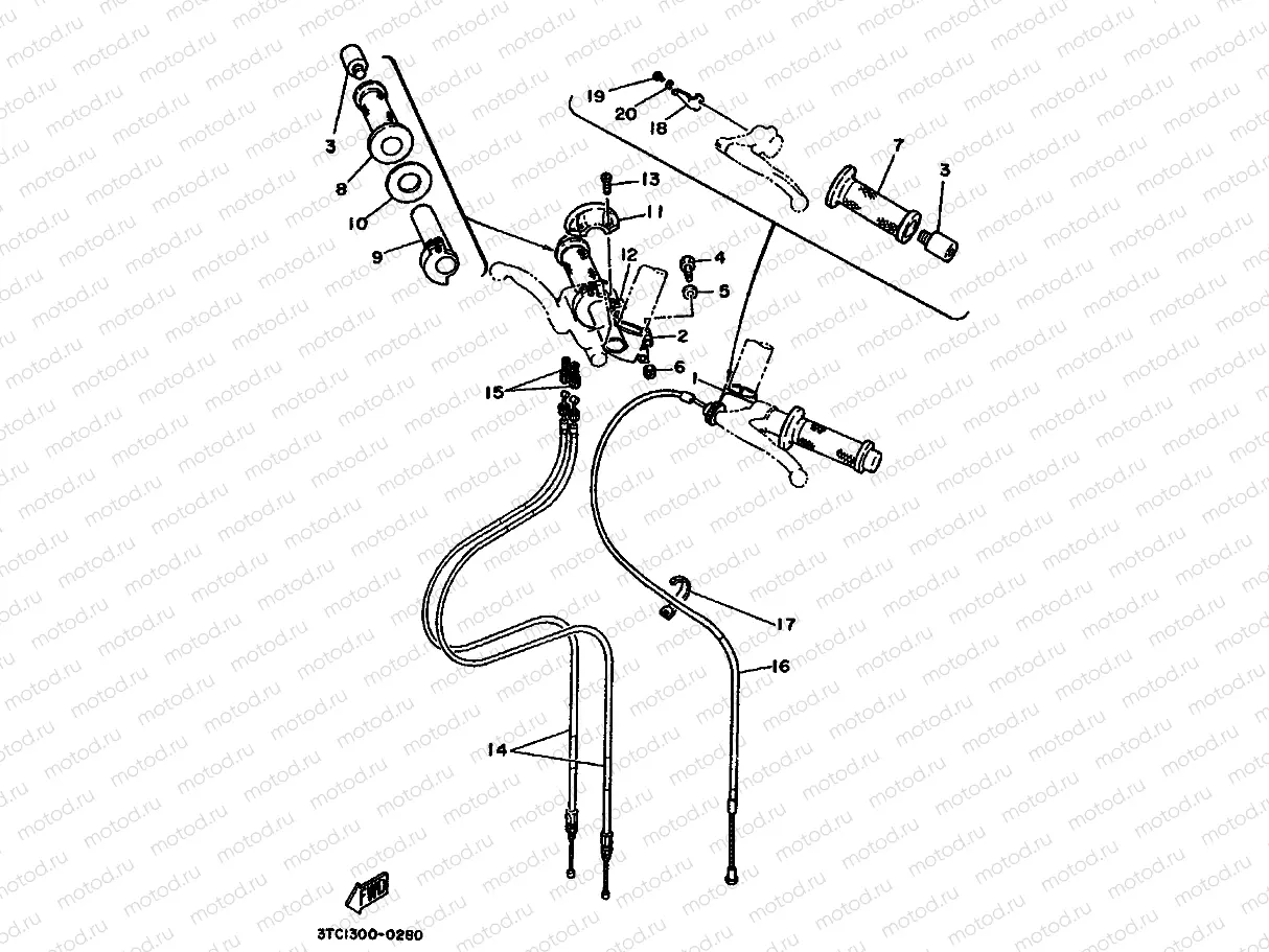 STEERING HANDLE & CABLE