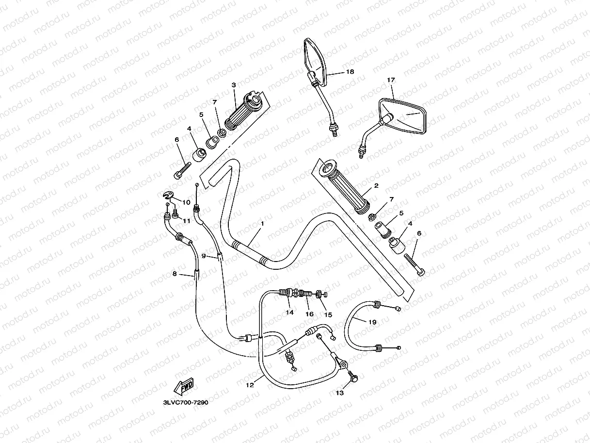 STEERING HANDLE & CABLE