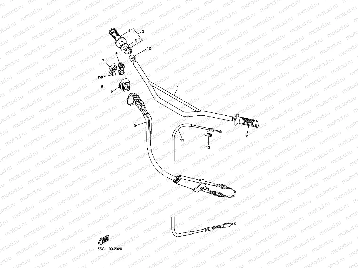 STEERING HANDLE & CABLE