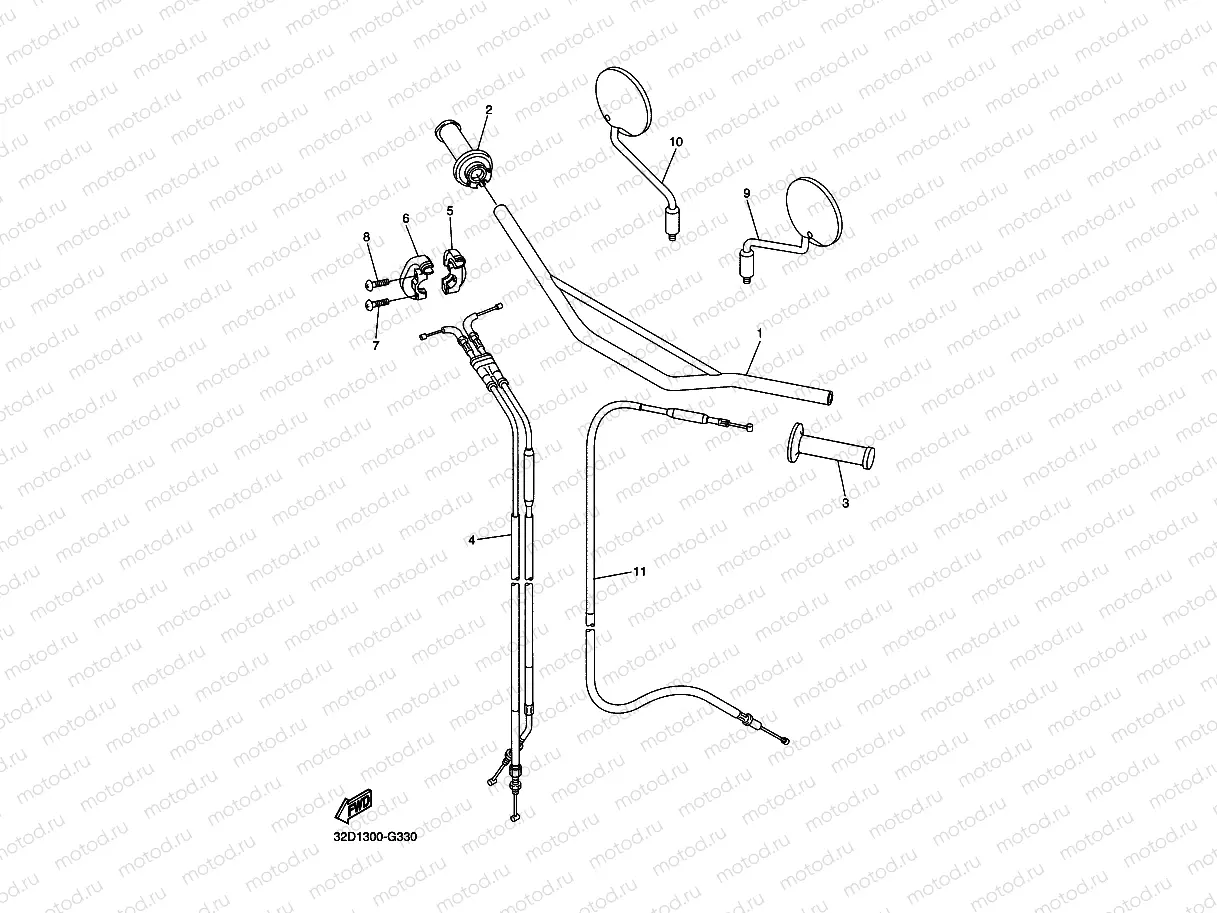 STEERING HANDLE & CABLE