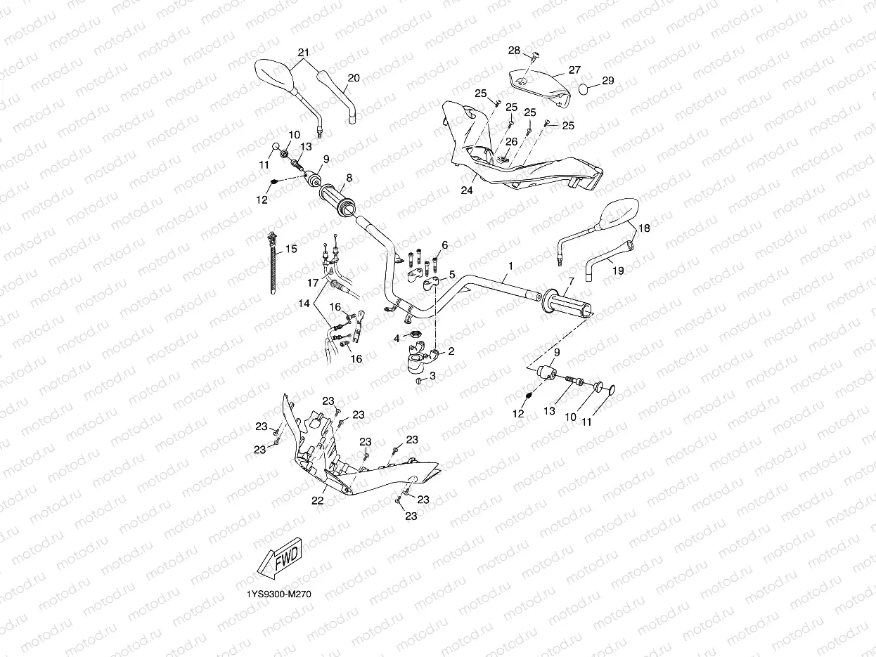 STEERING HANDLE & CABLE
