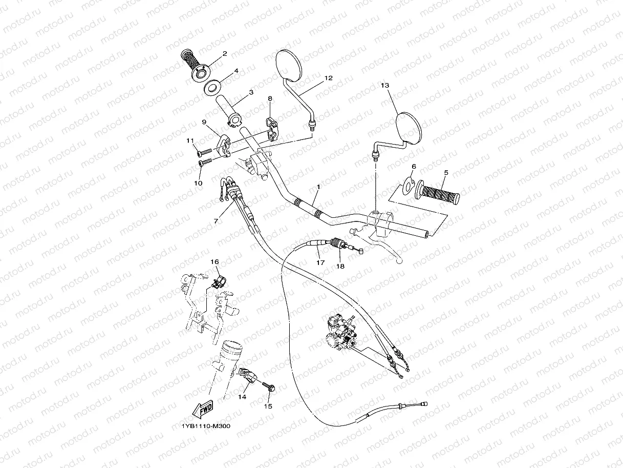 STEERING HANDLE & CABLE