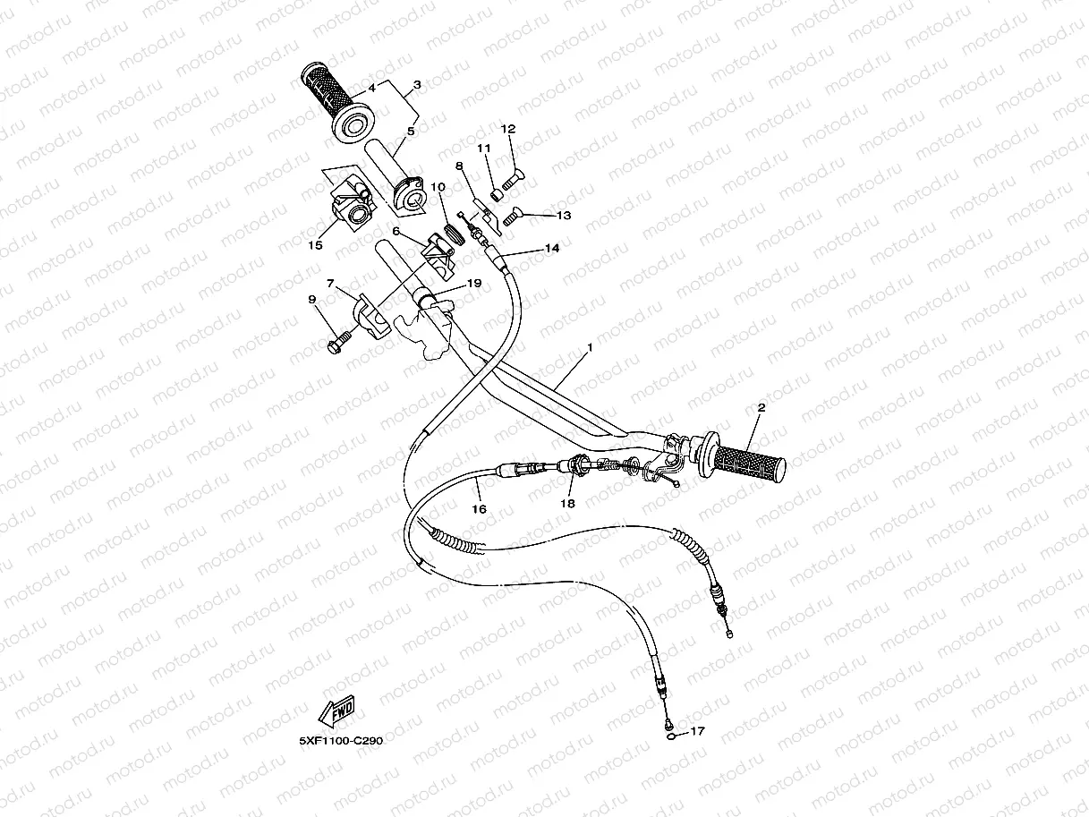 STEERING HANDLE & CABLE