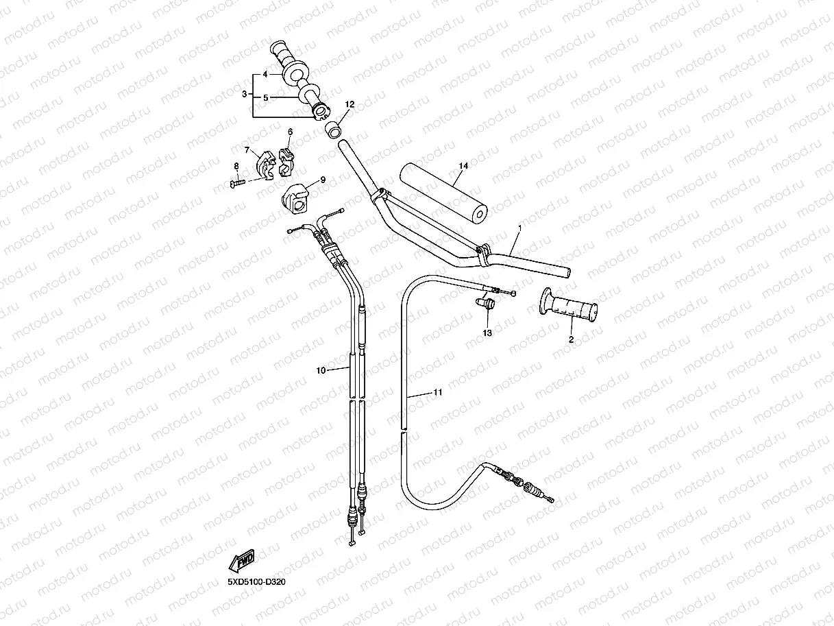 STEERING HANDLE & CABLE