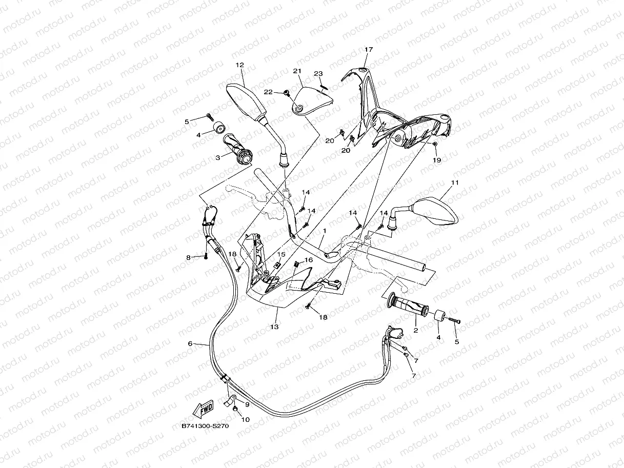 STEERING HANDLE & CABLE