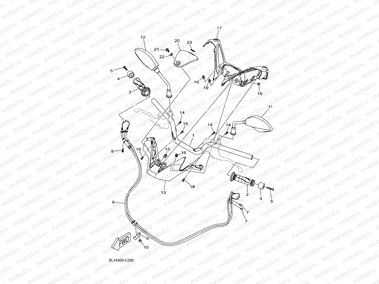 STEERING HANDLE & CABLE