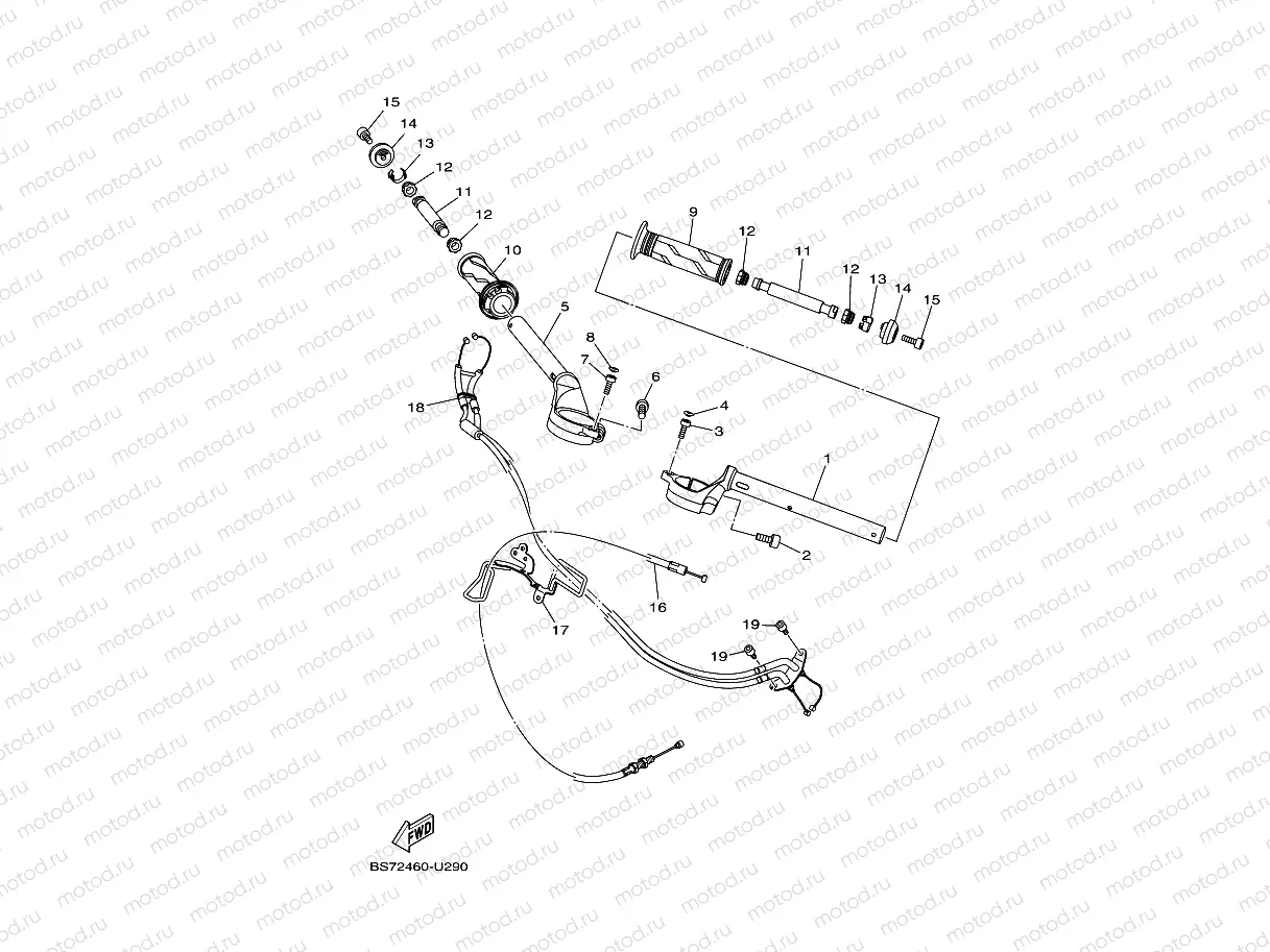 STEERING HANDLE & CABLE