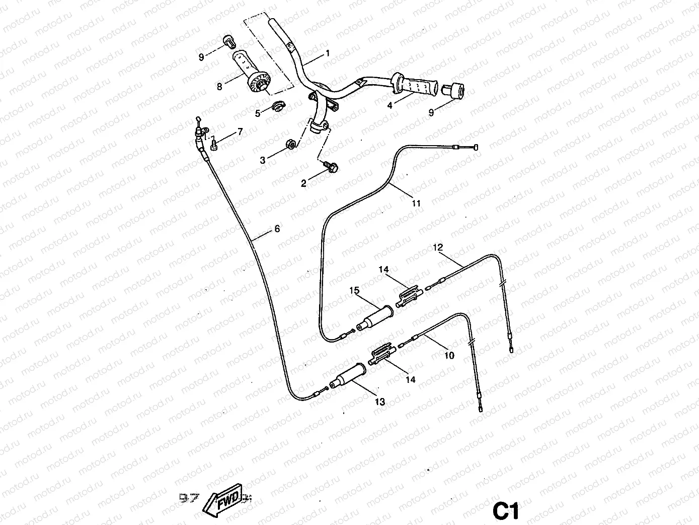 STEERING HANDLE & CABLE
