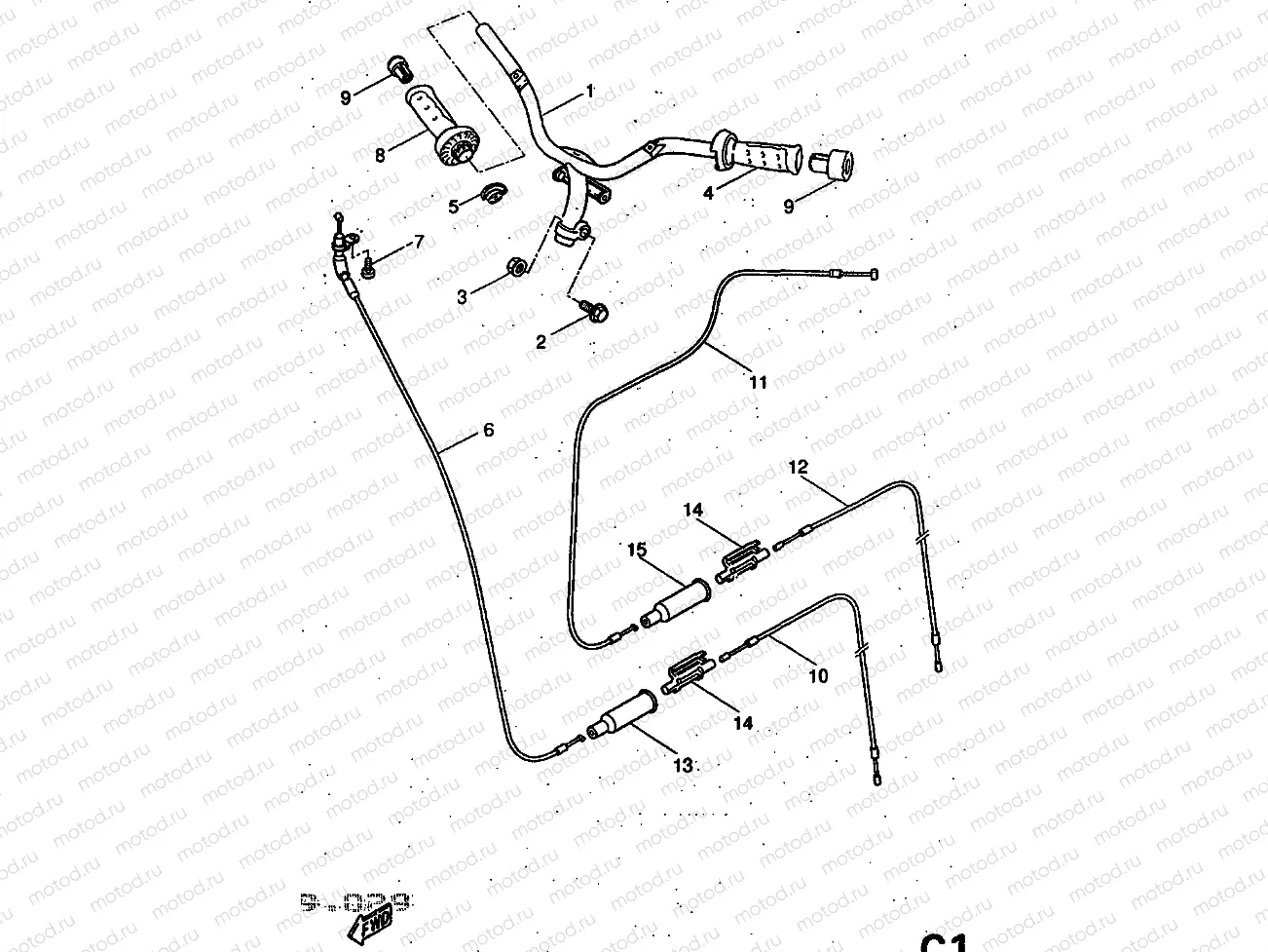 STEERING HANDLE & CABLE