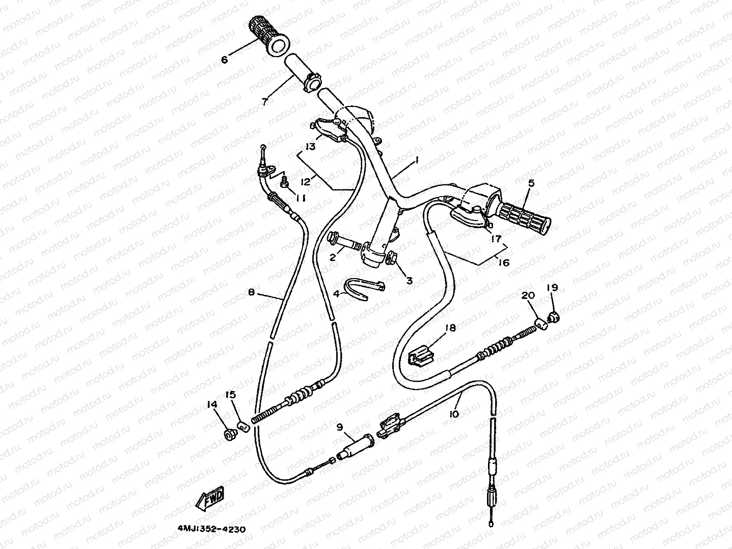 STEERING HANDLE & CABLE