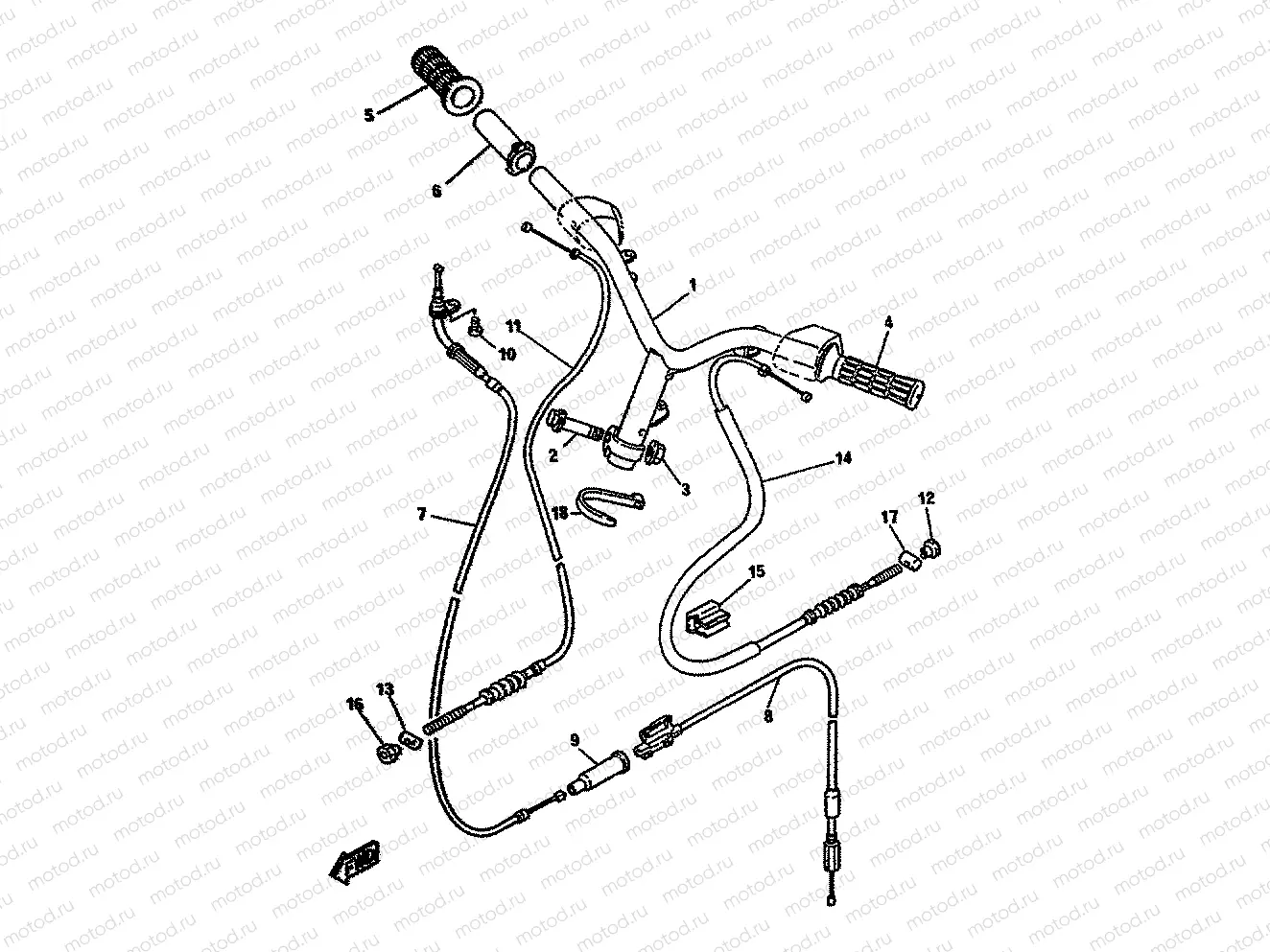 STEERING HANDLE & CABLE