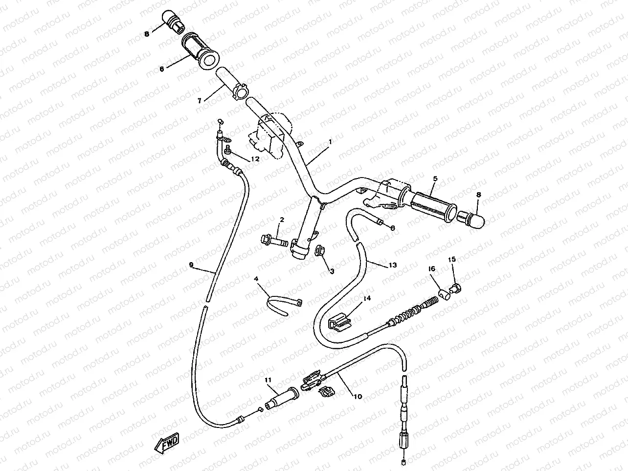 STEERING HANDLE & CABLE