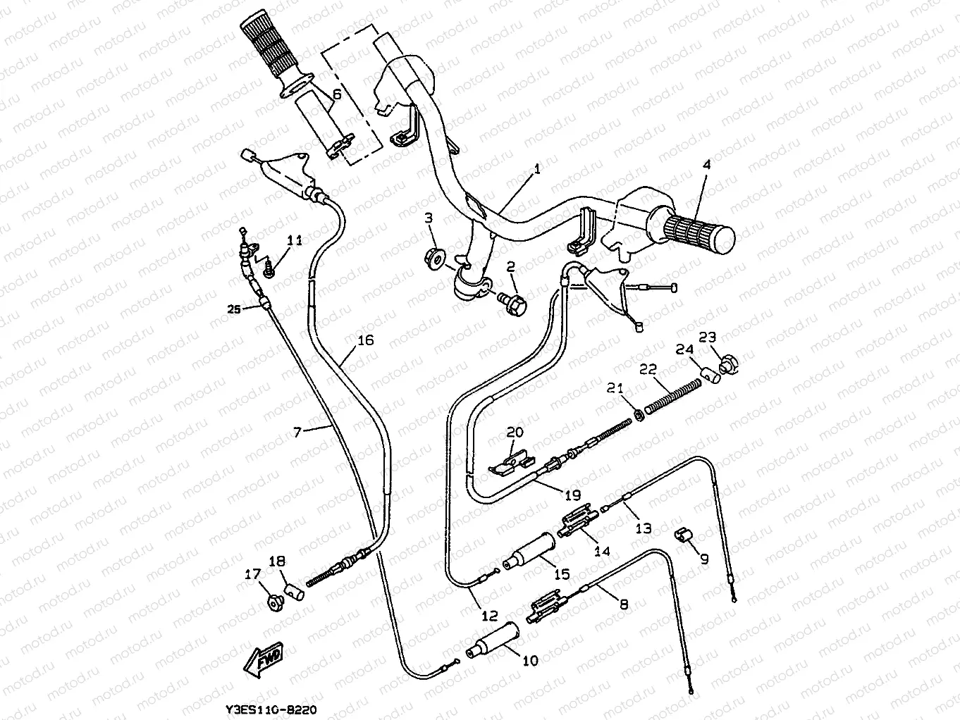 STEERING HANDLE & CABLE