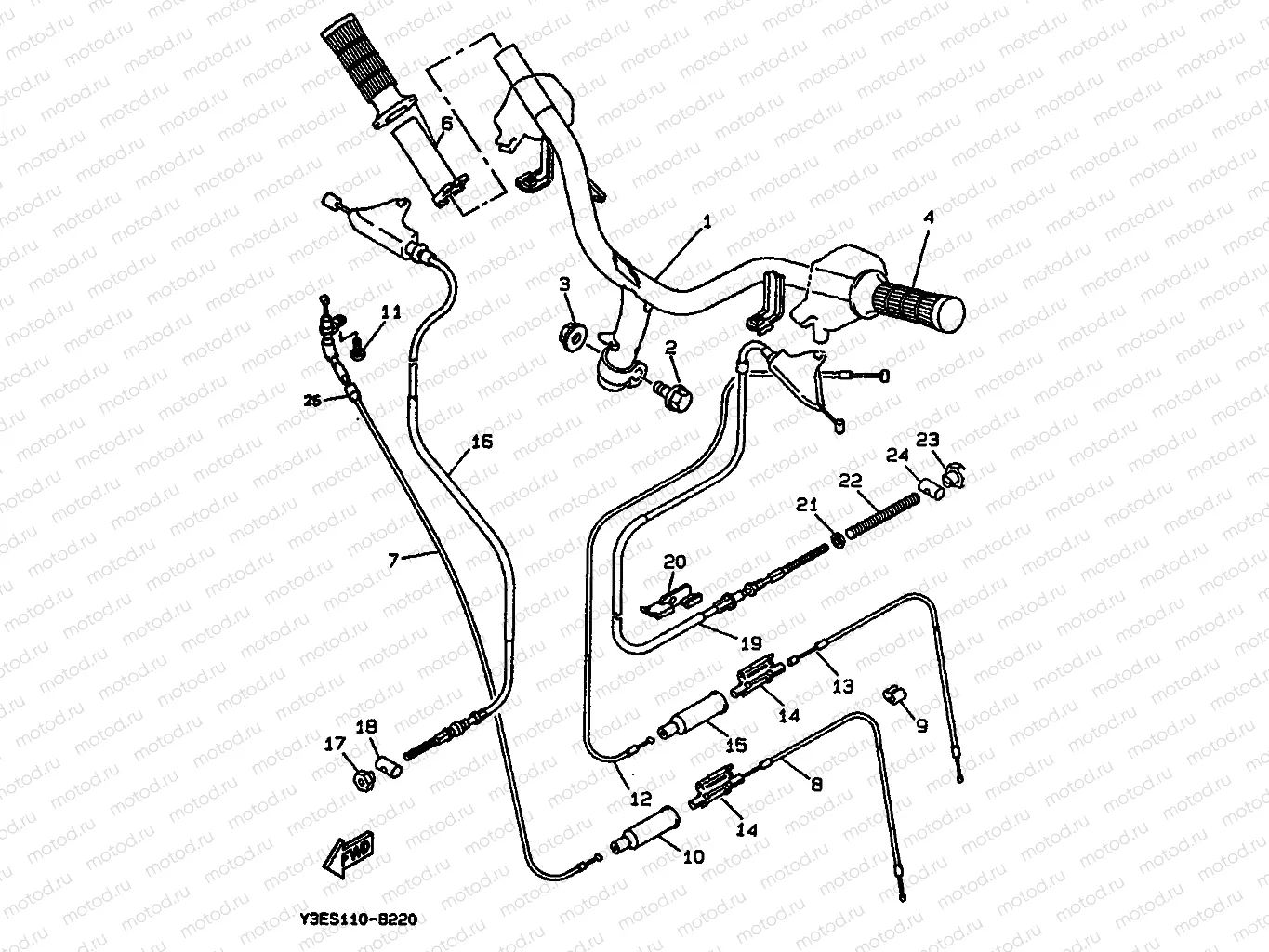 STEERING HANDLE & CABLE