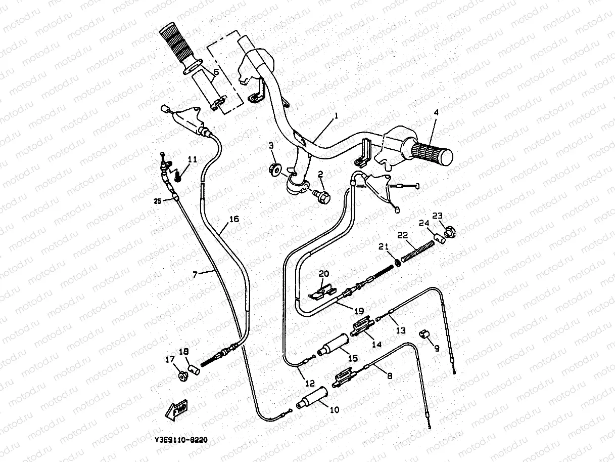 STEERING HANDLE & CABLE