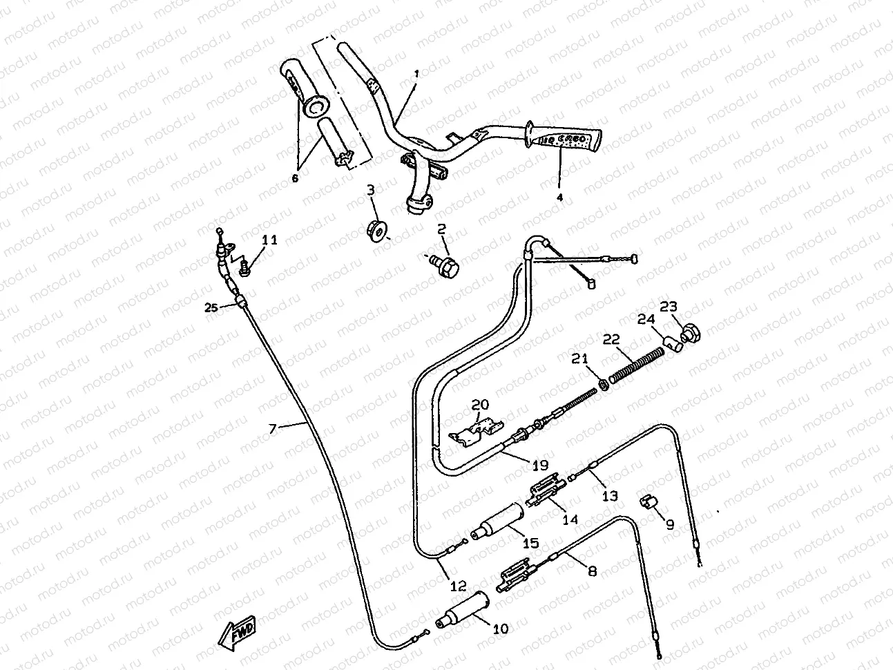 STEERING HANDLE & CABLE