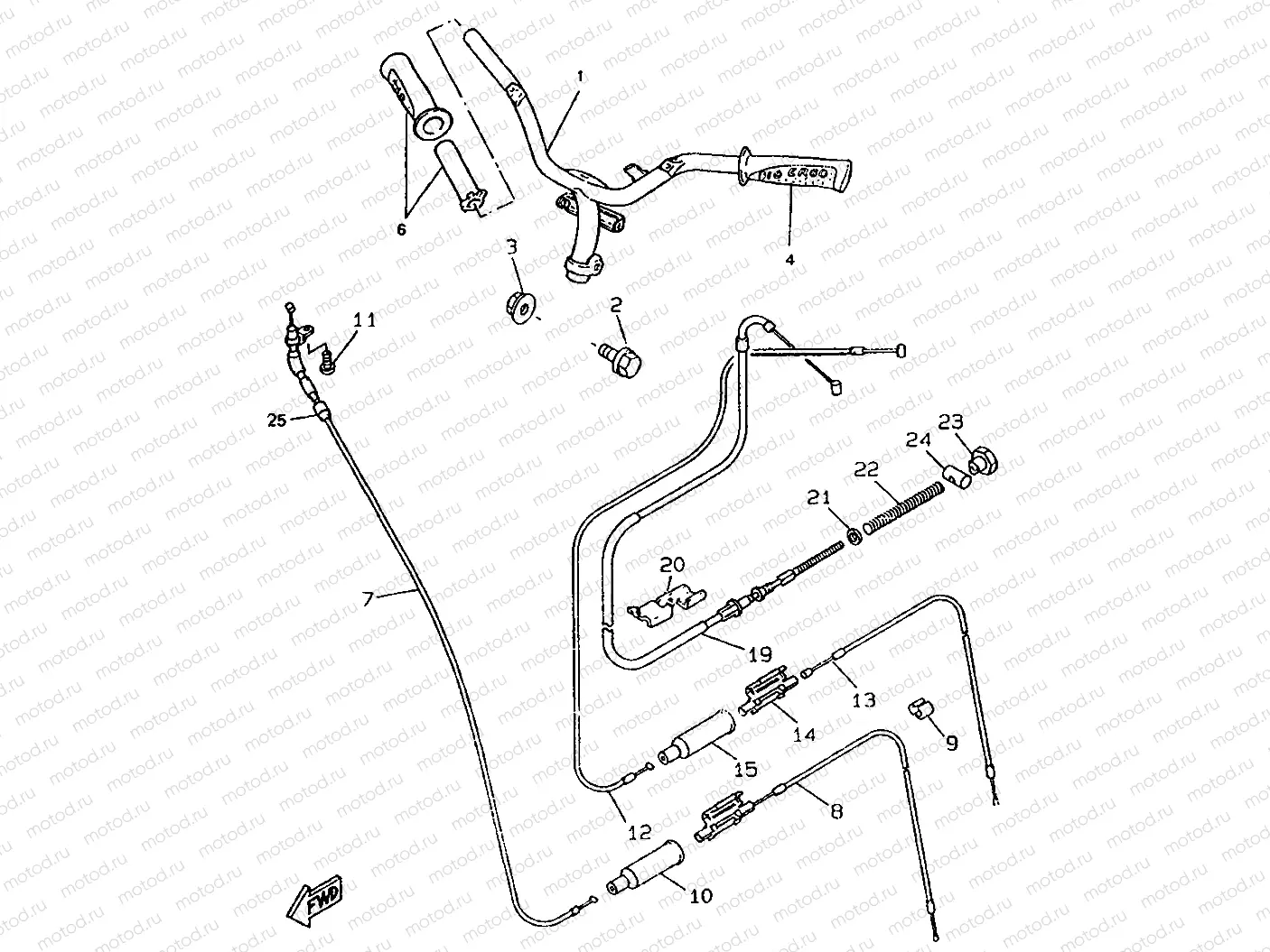 STEERING HANDLE & CABLE