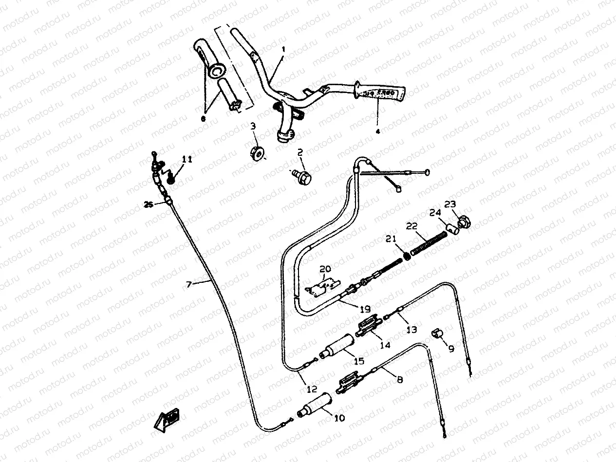 STEERING HANDLE & CABLE