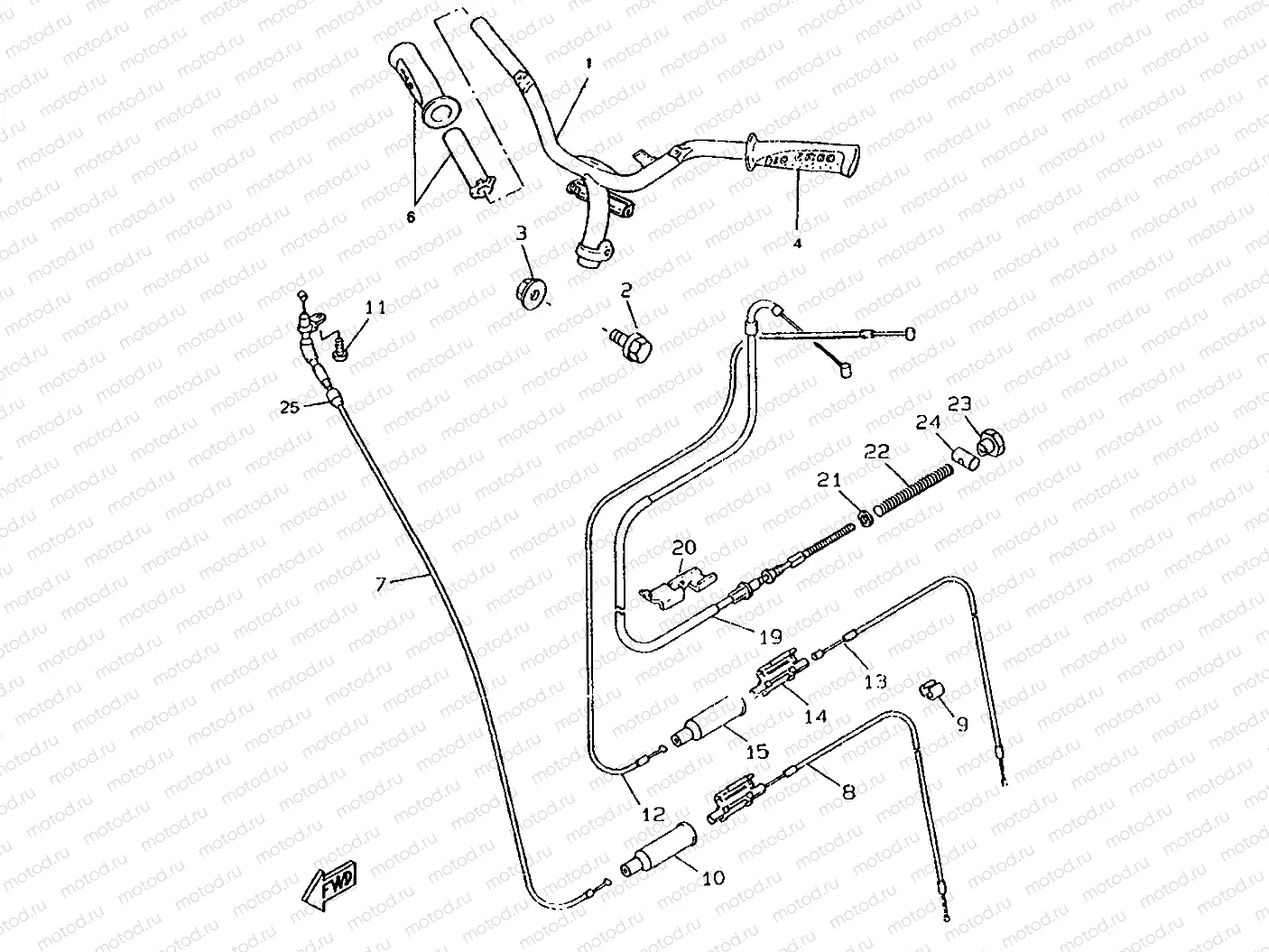 STEERING HANDLE & CABLE