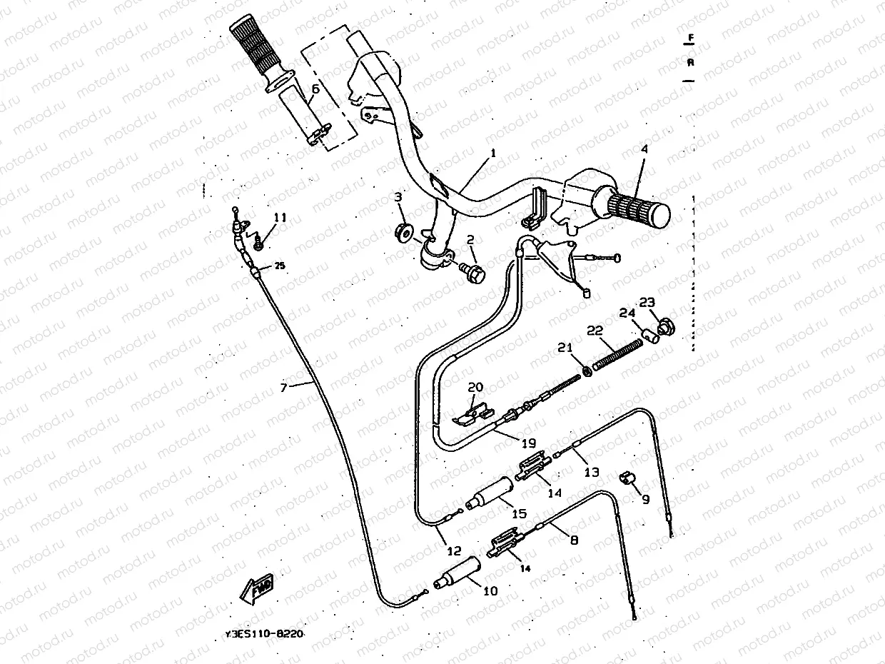 STEERING HANDLE & CABLE