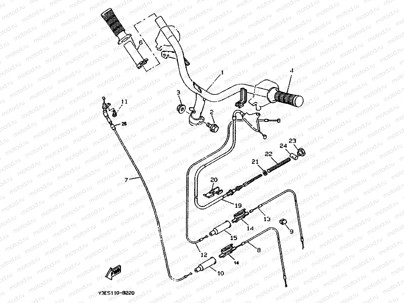 STEERING HANDLE & CABLE