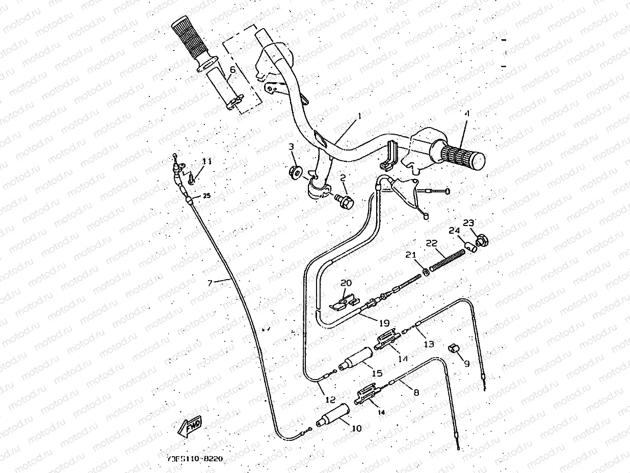 STEERING HANDLE & CABLE