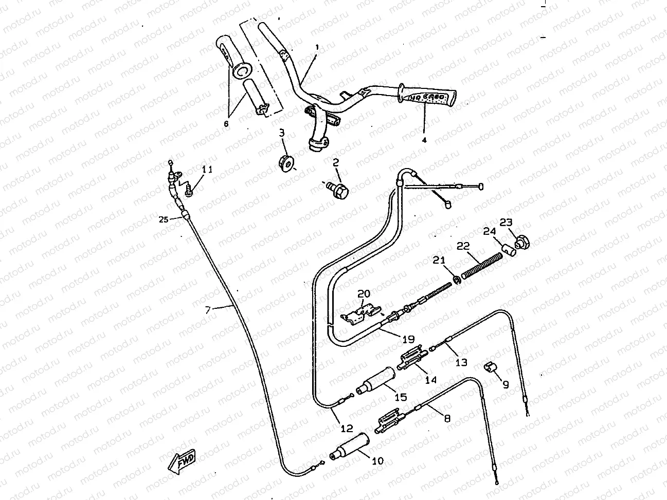 STEERING HANDLE & CABLE
