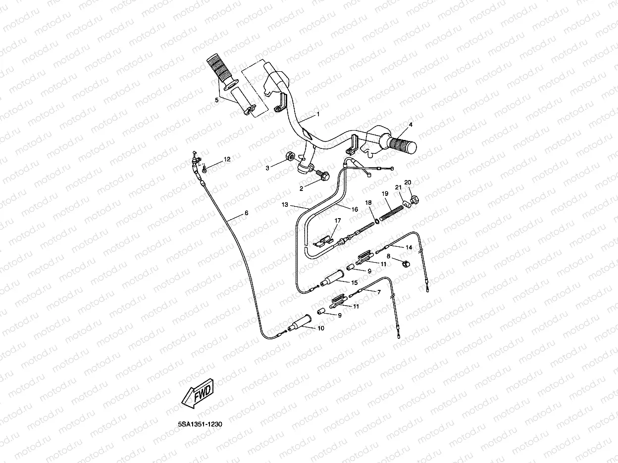 STEERING HANDLE & CABLE