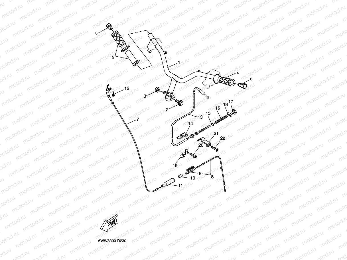 STEERING HANDLE & CABLE