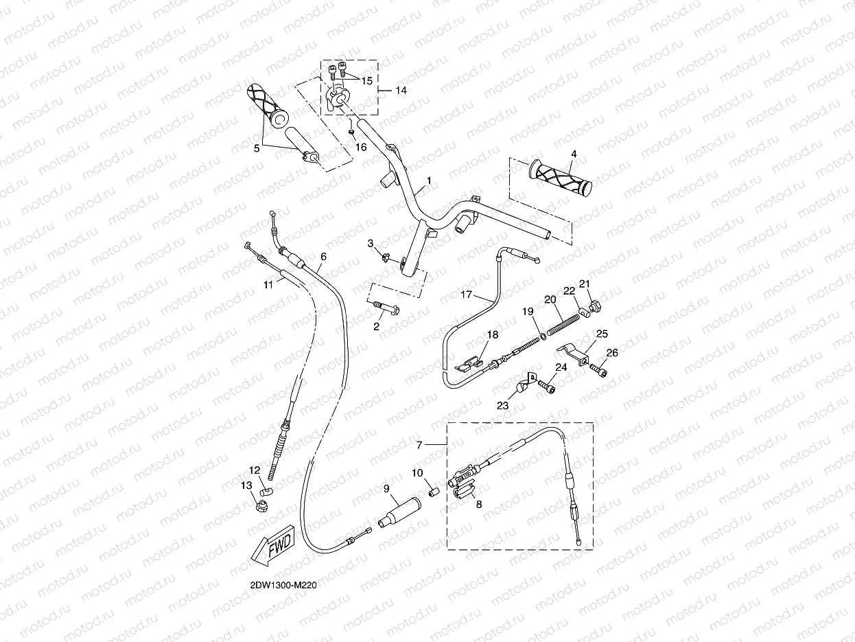 STEERING HANDLE & CABLE