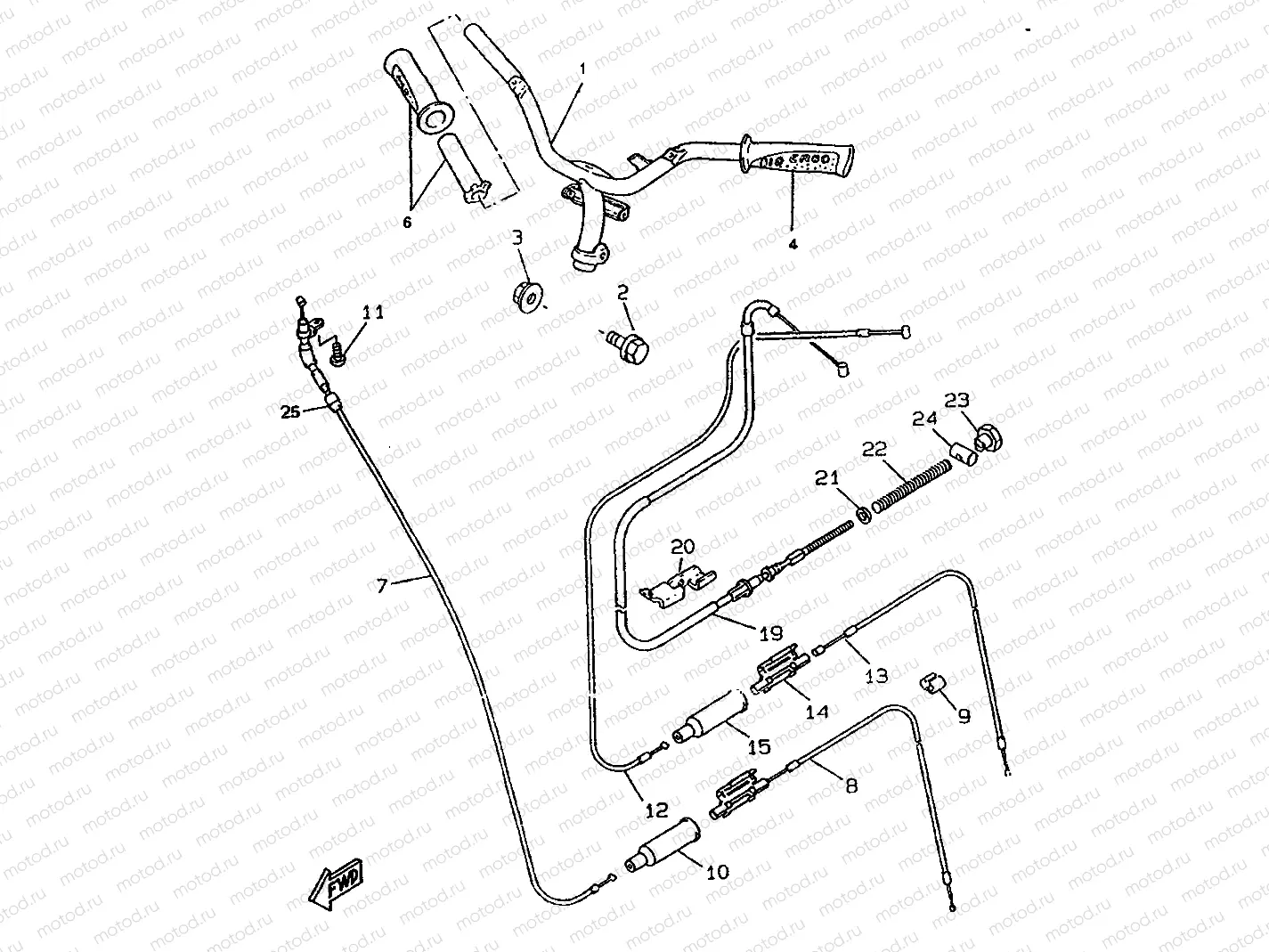 STEERING HANDLE & CABLE