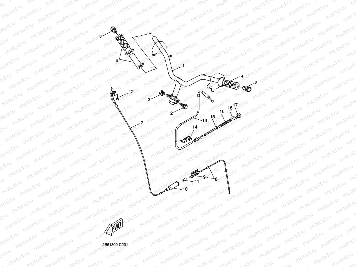 STEERING HANDLE & CABLE