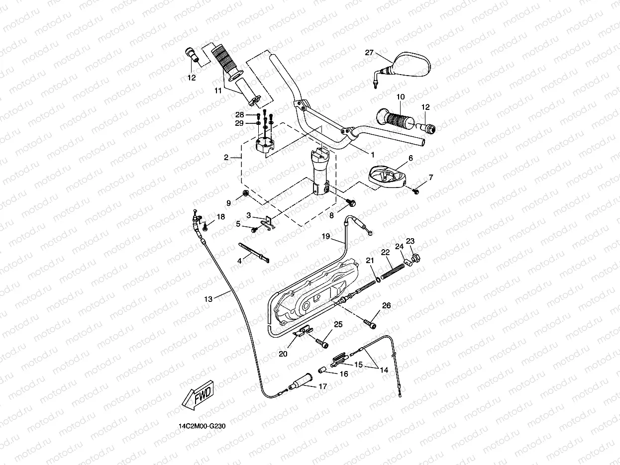 STEERING HANDLE & CABLE