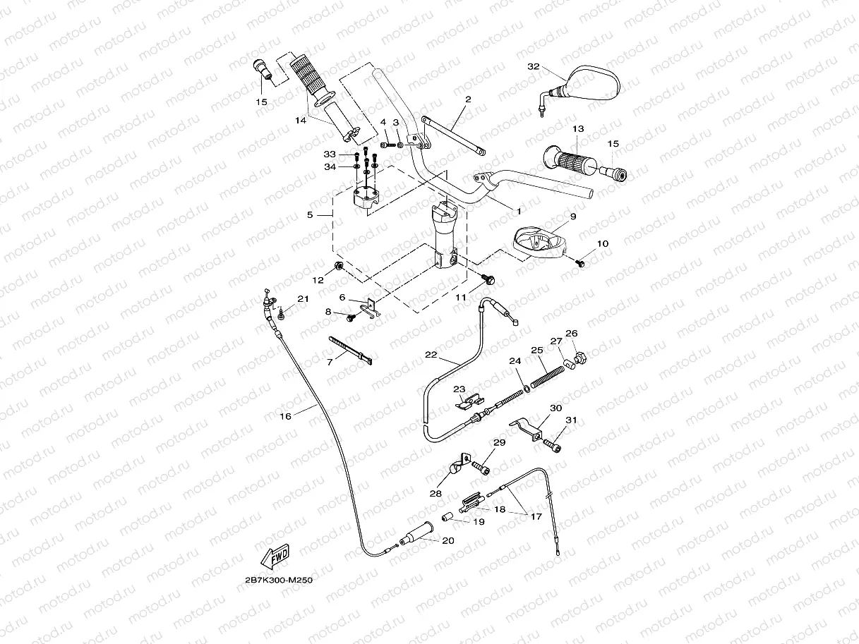 STEERING HANDLE & CABLE