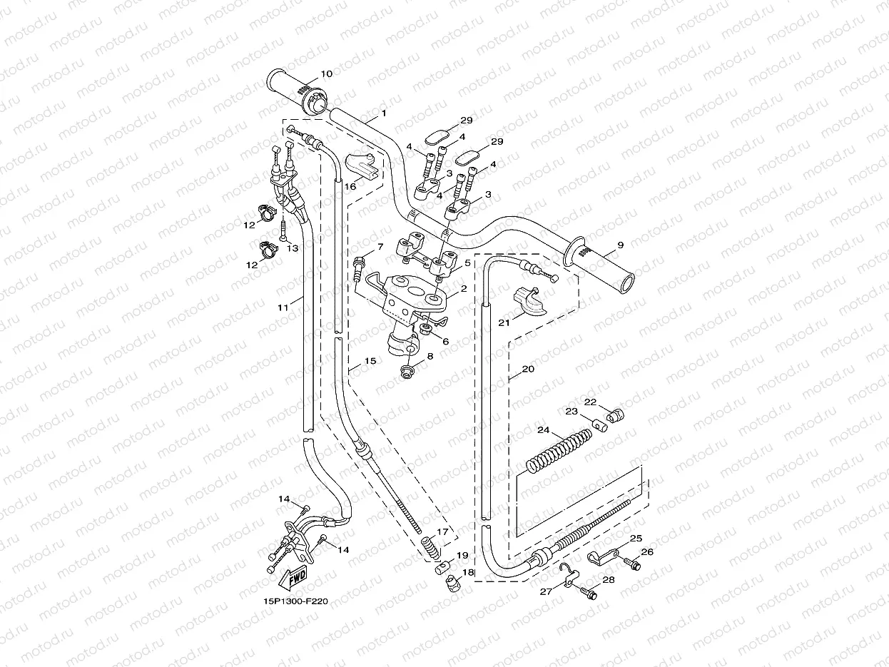 STEERING HANDLE & CABLE
