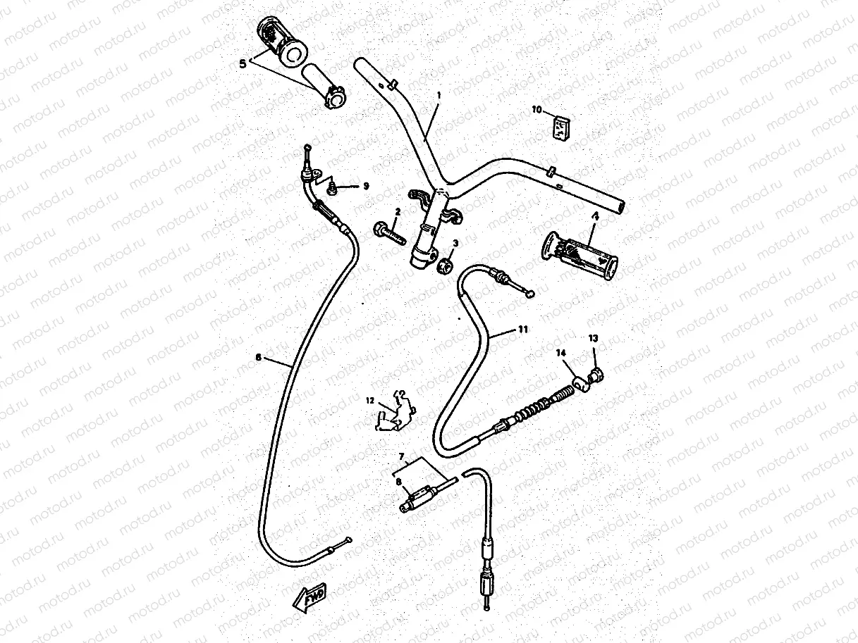 STEERING HANDLE & CABLE