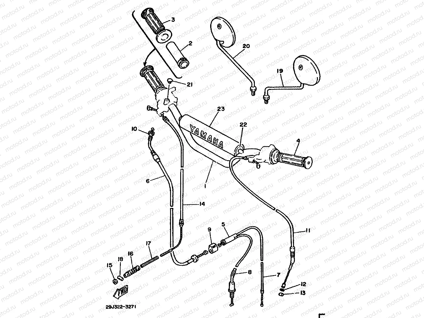 STEERING HANDLE & CABLE