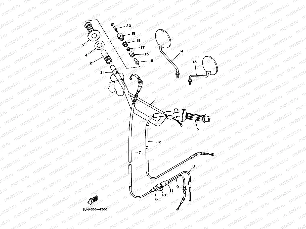 STEERING HANDLE & CABLE