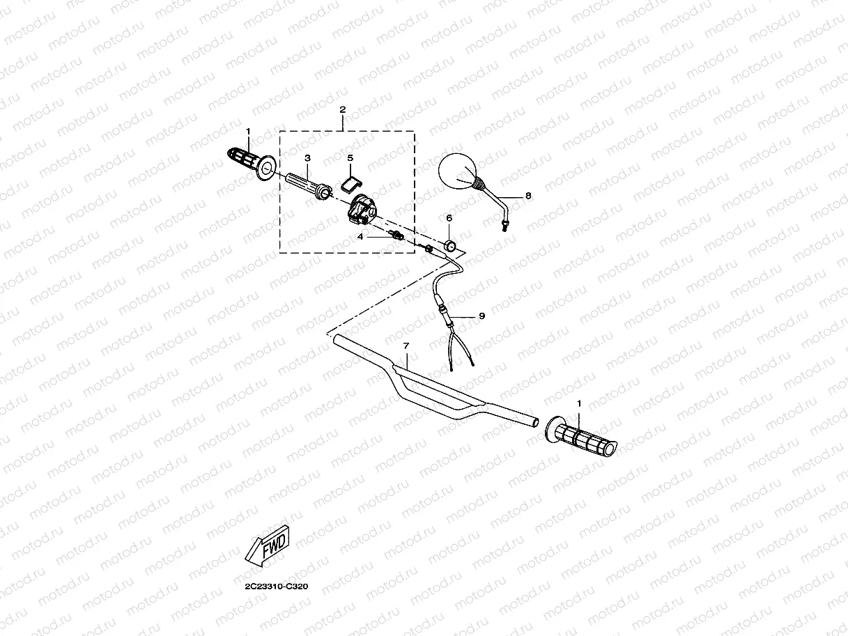 STEERING HANDLE & CABLE