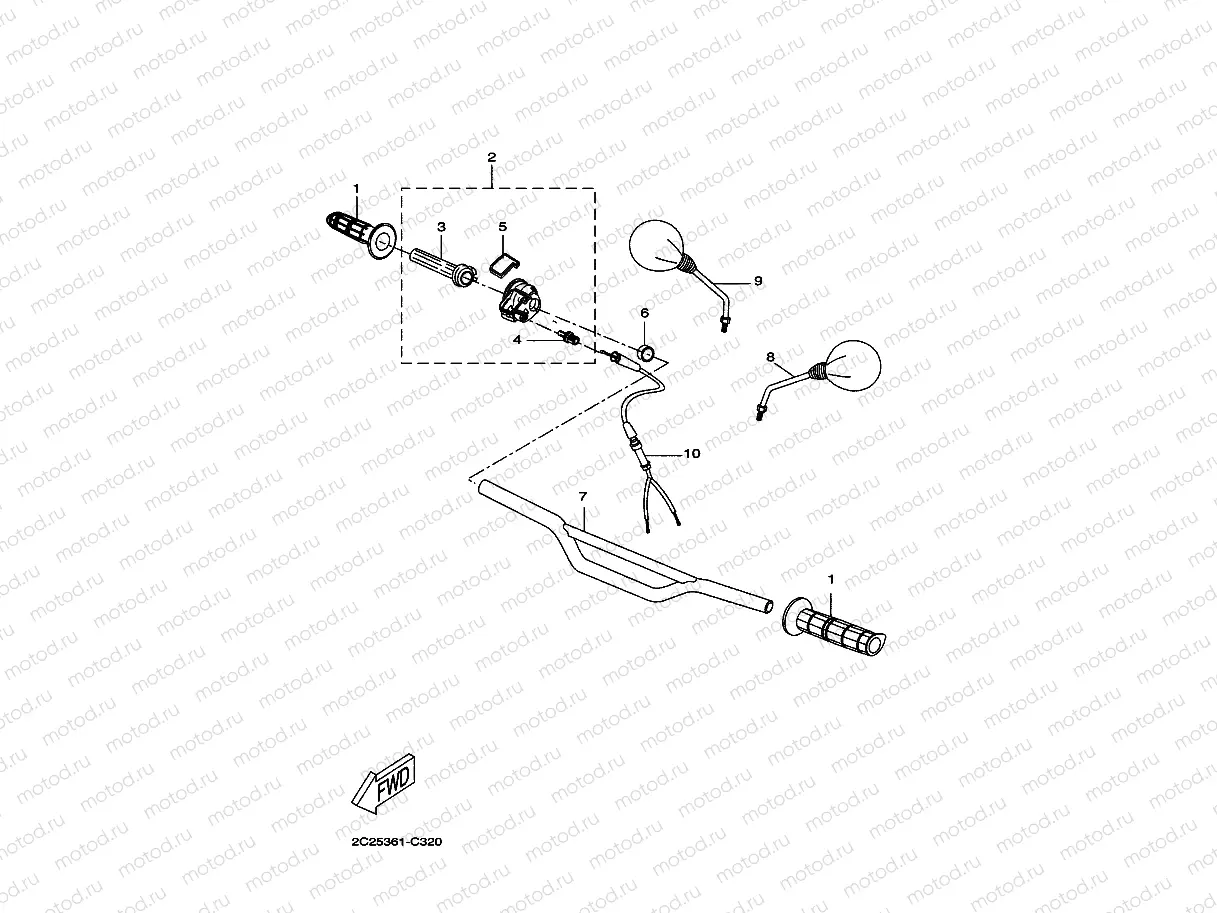 STEERING HANDLE & CABLE