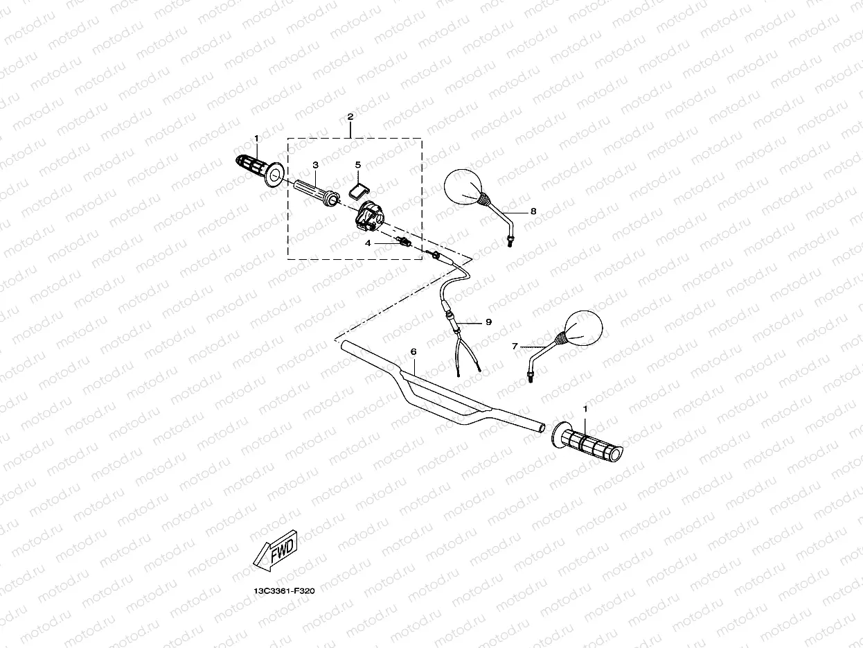 STEERING HANDLE & CABLE