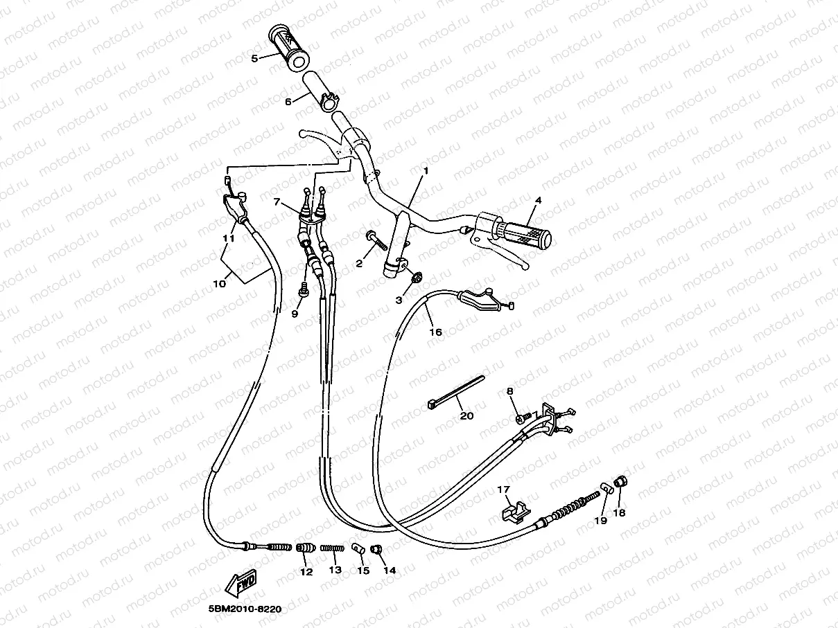 STEERING HANDLE & CABLE