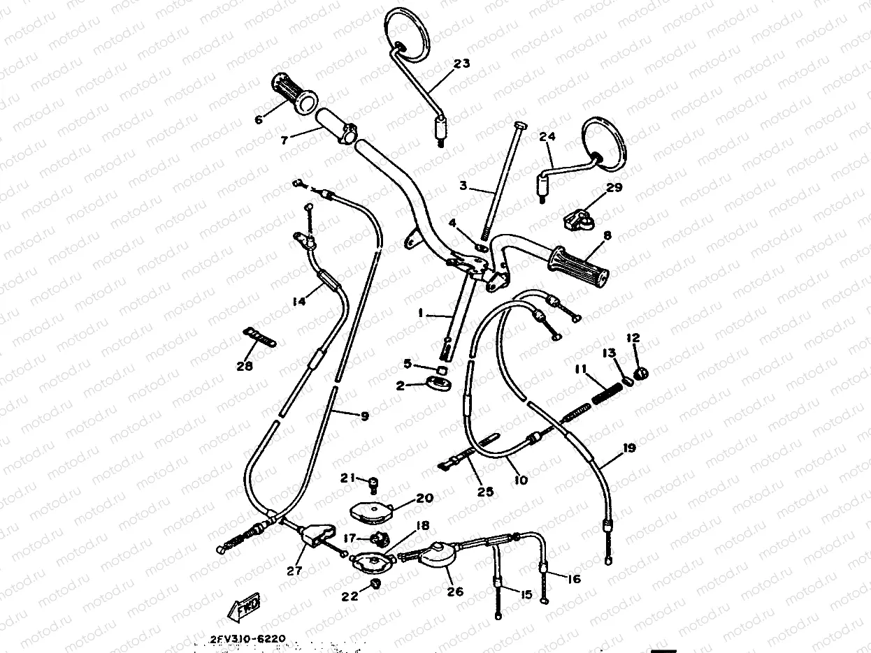 STEERING HANDLE & CABLE